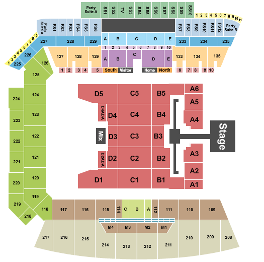 BMO Stadium ATEEZ Seating Chart